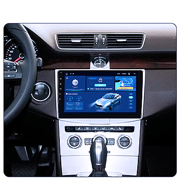 Navigatie dedicata Volkwagen Passat B6/B7 Brown, 4GB RAM 64GB ROM, Octacore, Android 14, Display QLED 1K 9", DSP, Carplay&Android Auto, SIM 4G, Ventilator Activ [5]