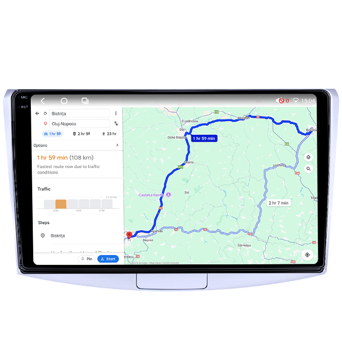 Navigatie dedicata Volkwagen Passat B6/B7 Black, 4GB RAM 64GB ROM, Quadcore, Android 14, Display QLED 1K, 9", DSP, Carplay&Android Auto, Suport camere AHD [8]