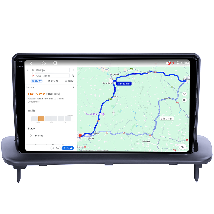 Navigatie dedicata Volvo S40 C30 C70 2004-2013, 4GB RAM 64GB ROM, Octacore, Android 14, Display QLED 1K 9", Carplay&Android Auto, SIM 4G, Ventilator Activ [4]