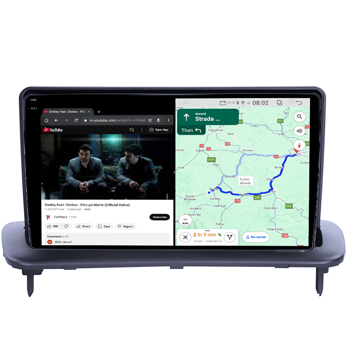 Navigatie dedicata Volvo S40 C30 C70 2004-2013, 4GB RAM 64GB ROM, Quad Core, Display 9" QLED  Carplay, Android 14, Bluetooth, Magazin Play, Suport Camere AHD [4]