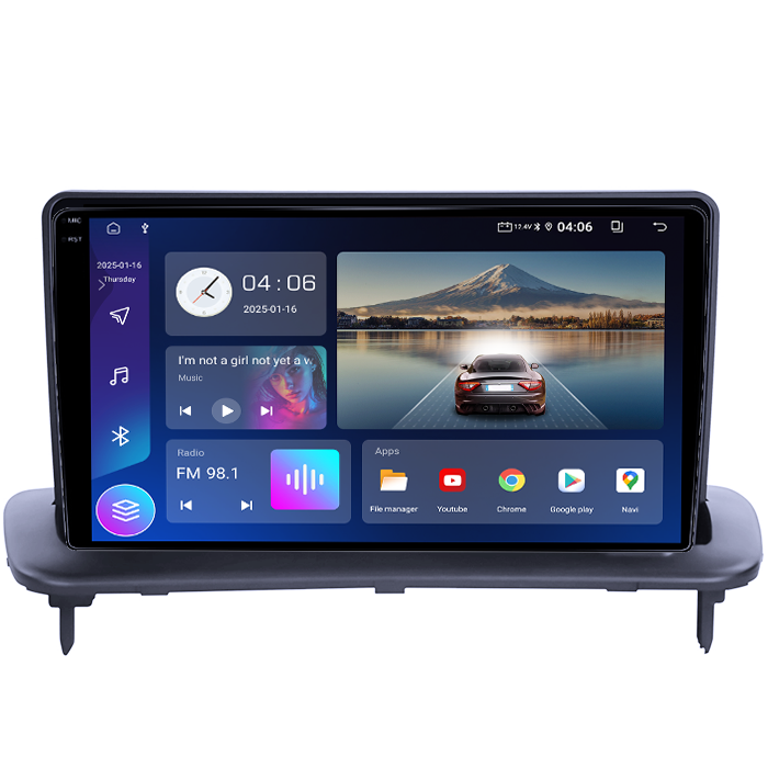 Navigatie dedicata Volvo S40 C30 C70 2004-2013, 8GB RAM 128GB ROM, Octacore, Platforma TS18, Android 14, Display QLED 9", Suporta camera 360", DSP, Carpl [2]