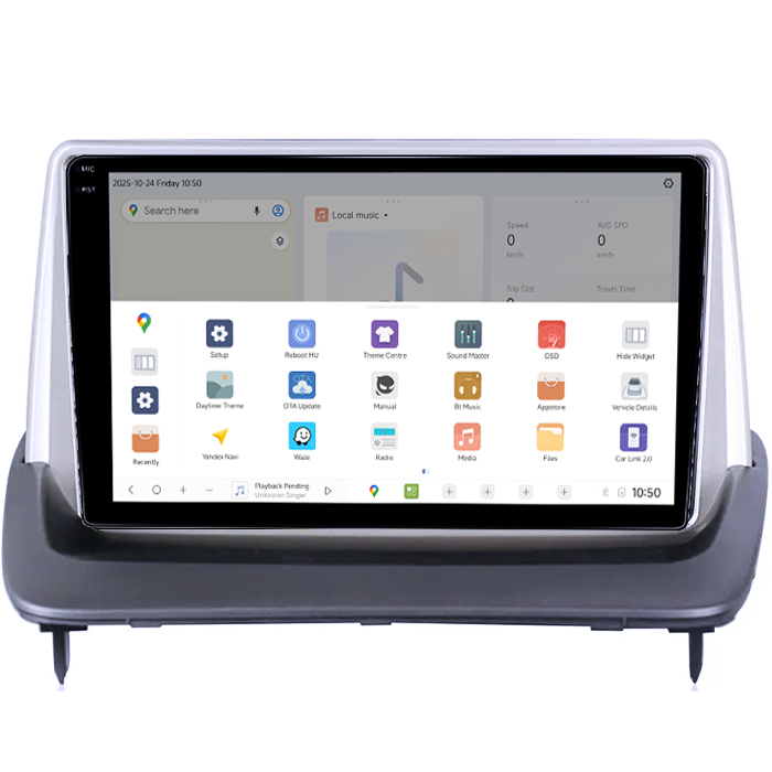Navigatie dedicata Volvo S40, C30, C70, DUDU3, 4GB RAM 64GB ROM, Octacore, Platforma 8581, Android, Display QLED 9", DSP, Carplay&AndroidAuto [3]
