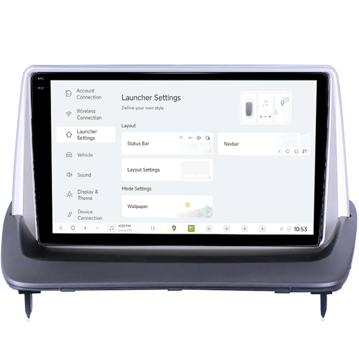 Navigatie dedicata Volvo S40, C30, C70, DUDU3, 4GB RAM 64GB ROM, Octacore, Platforma 8581, Android, Display QLED 9", DSP, Carplay&AndroidAuto [5]