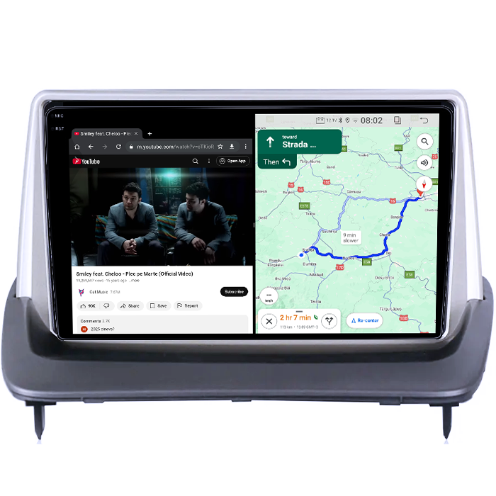 Navigatie dedicata Volvo S40, C30, C70, 4GB RAM 64GB ROM, Quad Core, Display 7" QLED, Carplay, Android 14, Bluetooth, Magazin Play, Suport Camere AHD [5]