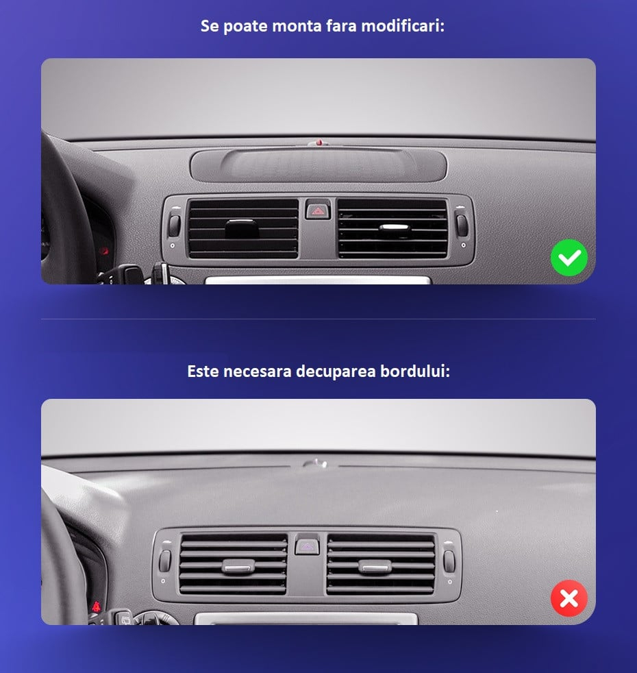 Navigatie dedicata Volvo S40, C30, C70, 4GB RAM 64GB ROM, Quad Core, Display 7" QLED, Carplay, Android 14, Bluetooth, Magazin Play, Suport Camere AHD [2]