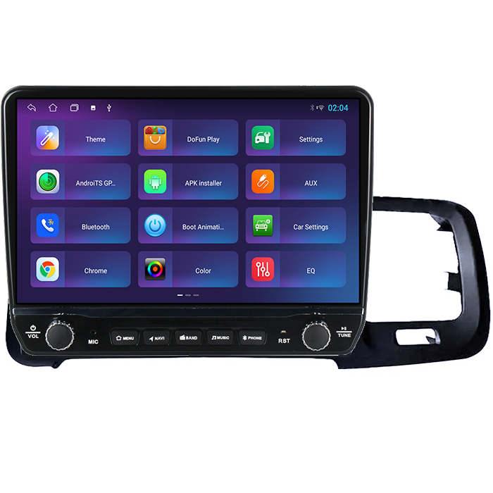 Navigatie dedicata Volvo S60 V60 2011-2020 Tesla cu butoane rotative model 2024, 4GB RAM 64GB ROM, Procesor Quadcore, Android 14, Display QLED 10", DSP, Carplay&Android Auto [3]