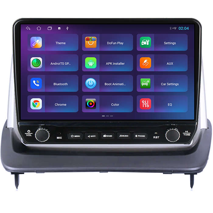 Navigatie dedicata Volvo S40, C30, C70 Tesla cu butoane rotative model 2024, 4GB RAM 64GB ROM, Procesor Quadcore, Android 14, Display QLED 10", DSP, Carplay&Android Auto [4]