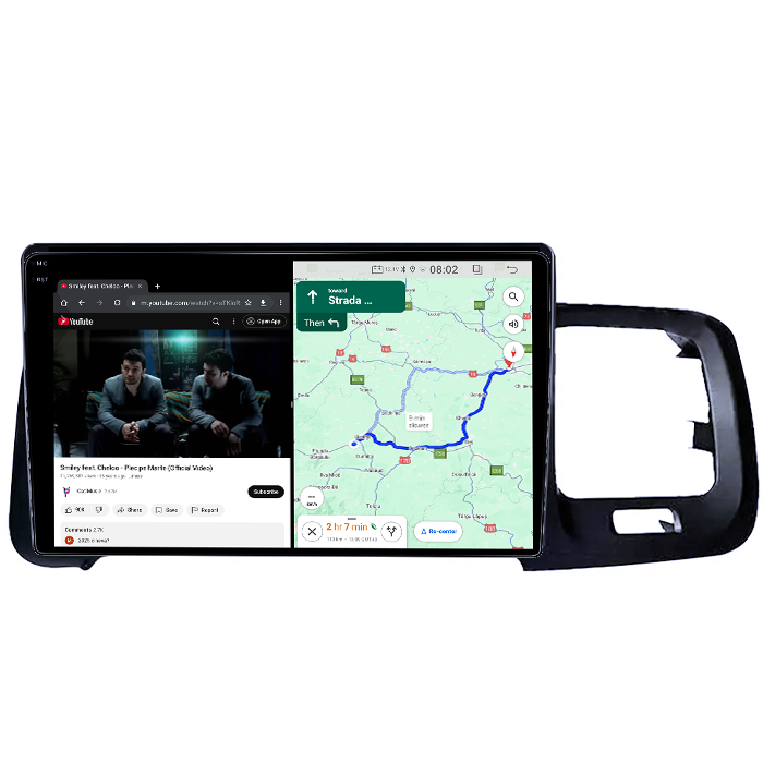 Navigatie dedicata Volvo S60 V60 2011-2020, 8GB RAM 128GB ROM, Octacore, Platforma TS18, Android 14, Display QLED 9", Suporta camera 360", DSP, Carplay&Android Auto, SIM 4G, Ventilator Activ [5]