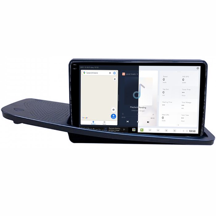 Navigatie dedicata Volvo V70 2007-2012, DUDU3, 4GB RAM 64GB ROM, Octacore, Platforma 8581, Android, Display QLED 9", DSP, Carplay&AndroidAuto [2]