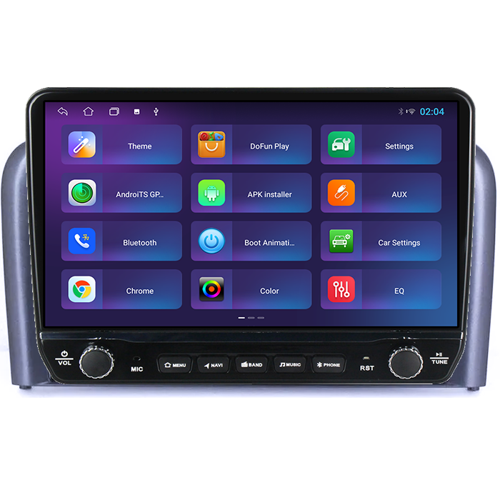 Navigatie dedicata Volvo S80 1998-2006 Tesla cu butoane rotative model 2024, 4GB RAM 64GB ROM, Procesor Quadcore, Android 14, Display QLED 10", DSP, Carplay&Android Aut [4]