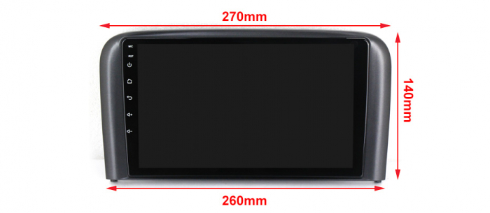 Navigatie dedicata Volvo S80 1998-2006, 4 GB RAM 32 ROM, Android 13, Display QLED, 9", DSP, Carplay, Android Auto, Internet, Youtube, Waze, WI-FI, USB, Bluetooth [8]