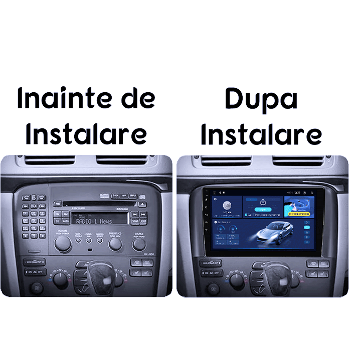 Navigatie dedicata Volvo S80 1998-2006, 4GB RAM 64GB ROM, Octacore, Android 14, Display QLED 1K 9", Carplay&Android Auto, SIM 4G, Ventilator Activ [5]