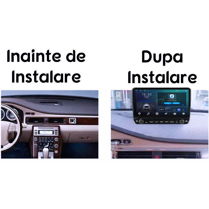 Navigatie dedicata Volvo V70 2007-2012 Tesla cu butoane rotative model 2024, 4GB RAM 64GB ROM, Procesor Quadcore, Android 14, Display QLED 10", DSP, Carplay&Android Auto [7]