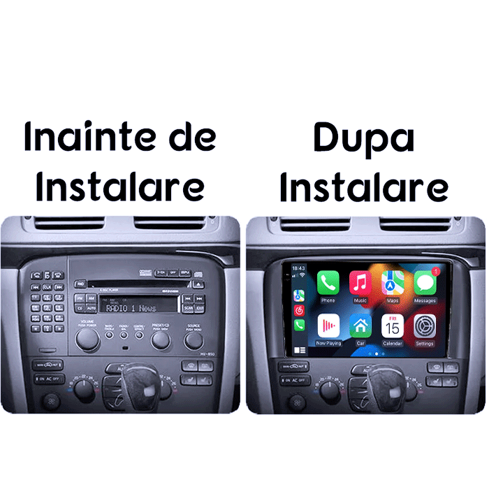Navigatie dedicata Volvo S80, 4GB RAM 64GB ROM, Procesor Qualcomm Octacore, Android 14, Rezolutie 2K, Display QLED 9", DSP, Carplay&Android Auto, SIM 4G [7]