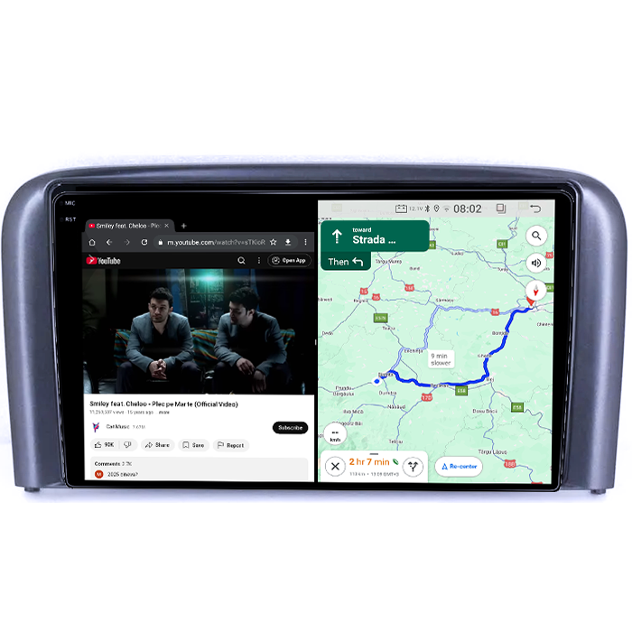 Navigatie dedicata Volvo S80, 4GB RAM 64GB ROM, Quad Core, Display 9" QLED 1K, Carplay, Android 14, Bluetooth, Magazin Play, Suport Camere AHD - Copie [3]