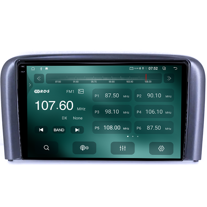 Navigatie dedicata Volvo S80, 8GB RAM 128GB ROM, Octacore, Platforma TS18, Android 14, Display QLED 9", Suporta camera 360", DSP, Carplay&Android Auto, SIM 4G, Ventilator Activ [4]