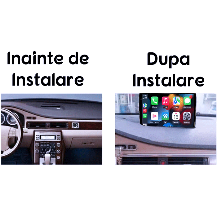 Navigatie dedicata Volvo V70 2007-2012, 4GB RAM 64GB ROM, Procesor Qualcomm Octacore, Android 14, Rezolutie 2K, Display QLED 9", DSP, Carplay&Android Auto, SIM 4G [6]