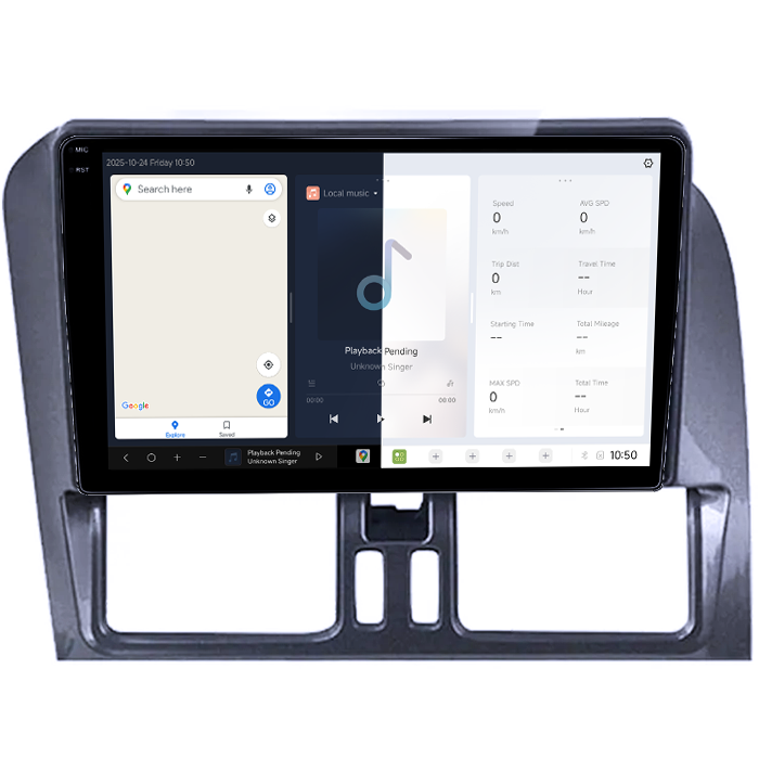 Navigatie dedicata Volvo XC60 2008-2014, DUDU3, 4GB RAM 64GB ROM, Octacore, Platforma 8581, Android, Display QLED 9", DSP, Carplay&AndroidAuto [2]