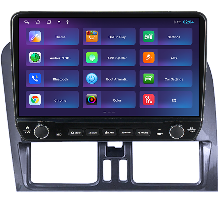 Navigatie dedicata Volvo XC60 Tesla cu butoane rotative model 2024, 4GB RAM 64GB ROM, Procesor Quadcore, Android 14, Display QLED 10", DSP, Carplay&Android Auto [4]