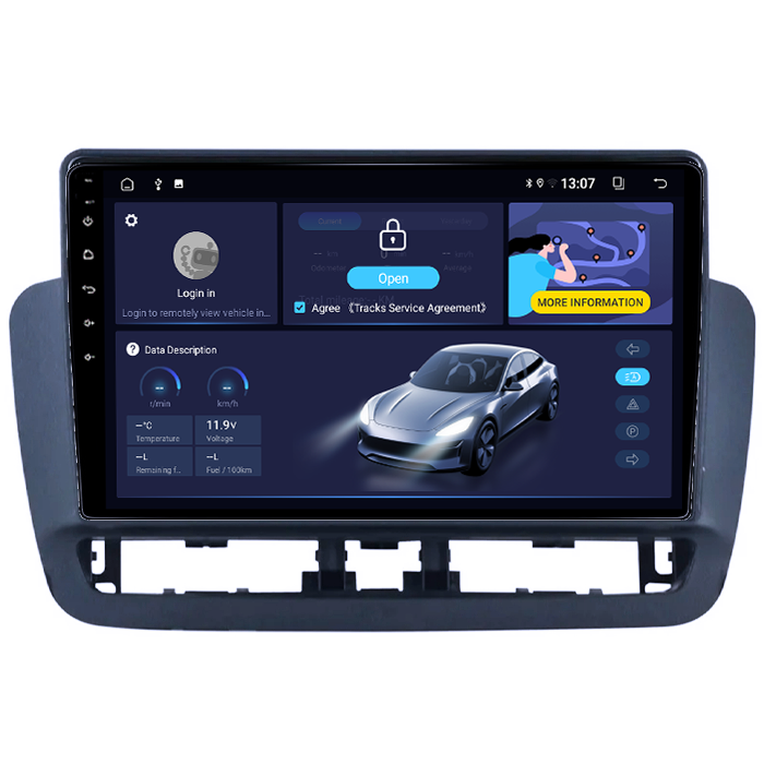 Navigatie dedicata Seat Ibiza 4 2014-2017, 12GB RAM 256GB ROM, Android 14, Rezolutie 2K, Display QLED, 10", DSP, Carplay, Android Auto, Internet, Youtube, Waze, Wi Fi, USB [4]