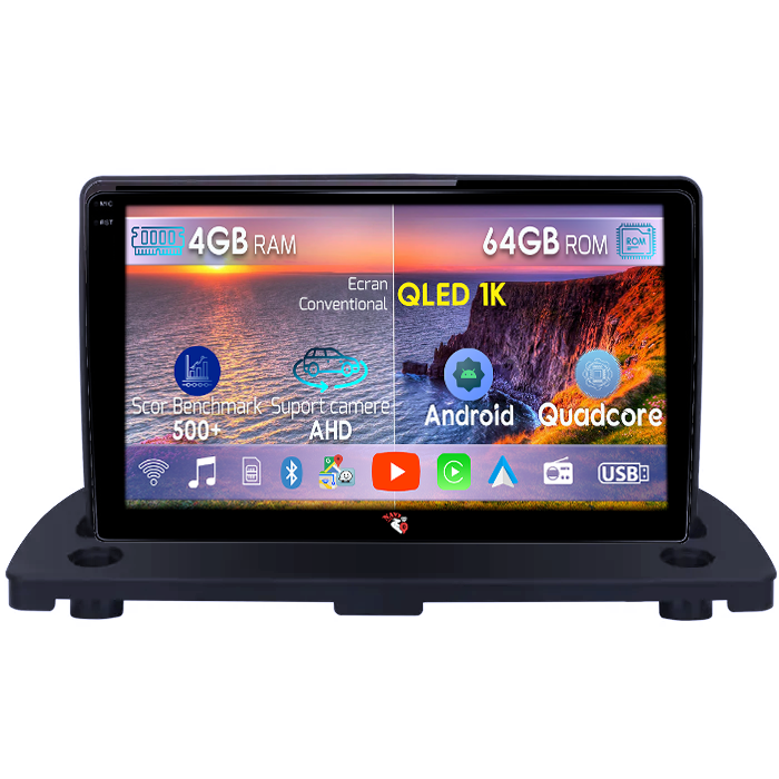 Navigatie dedicata Volvo XC90, 4GB RAM 64GB ROM, Octacore, Android 14, Display QLED 1K 9", Carplay&Android Auto, SIM 4G, Ventilator Activ [1]