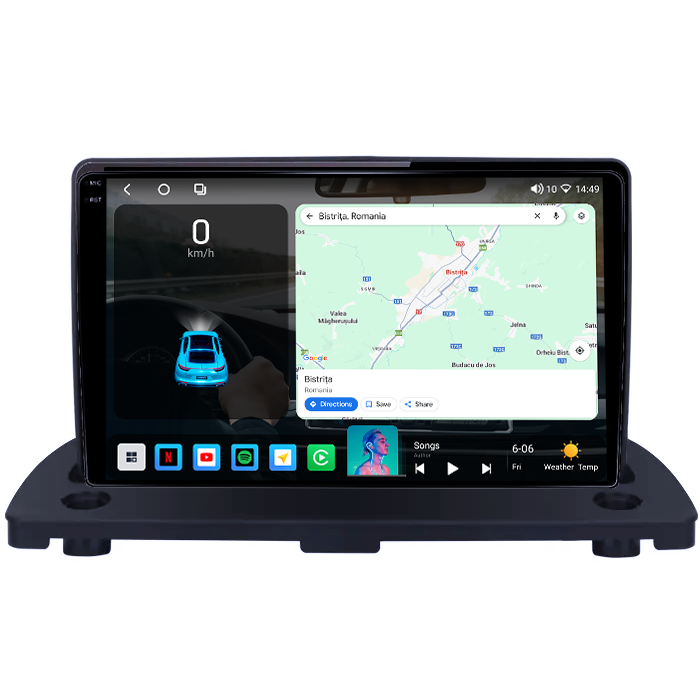 Navigatie dedicata Volvo XC90, 4GB RAM 64GB ROM, Octacore, Android 14, Display QLED 1K 9", Carplay&Android Auto, SIM 4G, Ventilator Activ [2]