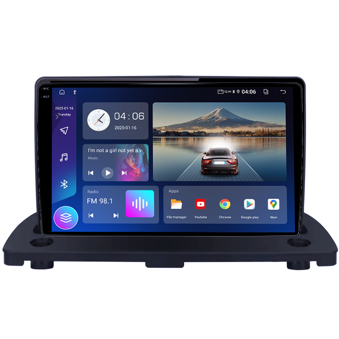 Navigatie dedicata Volvo XC90, 4GB RAM 64GB ROM, Quadcore, Android 14, Display QLED 1K, 9", DSP, Carplay&Android Auto, Suport camere AHD [2]