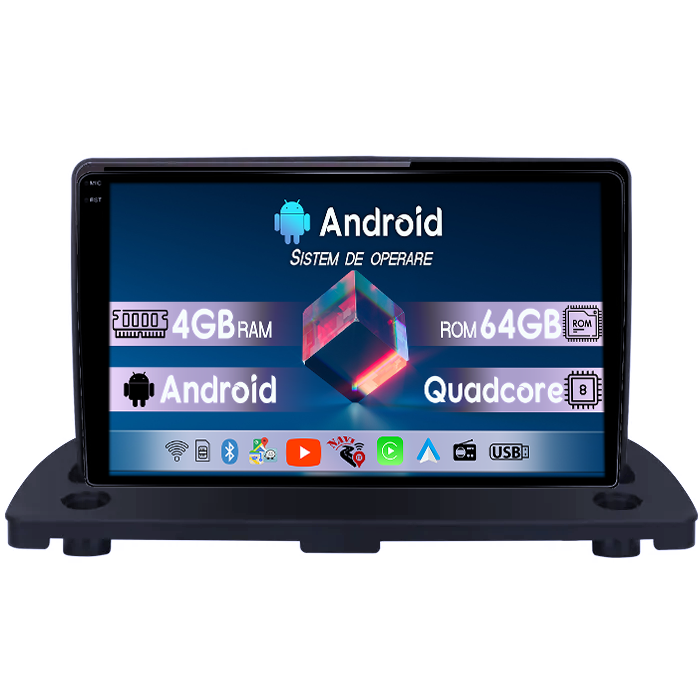 Navigatie dedicata Volvo XC90, 4GB RAM 64GB ROM, Quadcore, Android 14, Display QLED 1K, 9", DSP, Carplay&Android Auto, Suport camere AHD [1]
