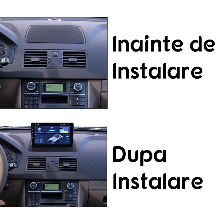 Navigatie dedicata Volvo XC90, 8GB RAM 128GB ROM, Octacore,Android 14, Display QLED 9", Suporta camera 360", DSP, Carplay&Android Auto, SIM 4G, Ventilator Activ [6]