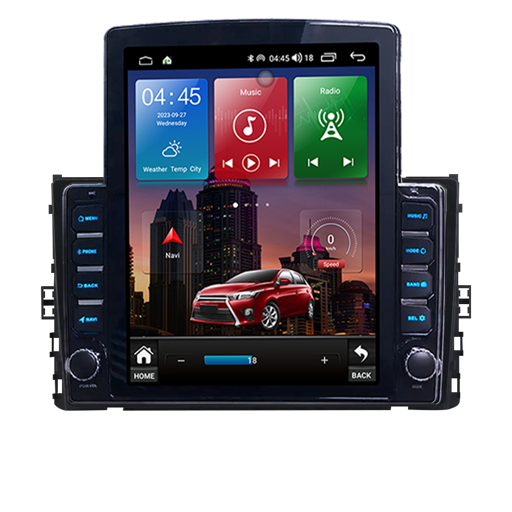 Navigatie dedicata VW 2018, Tesla Style, ANDROID 13, 9.7" , 4GB RAM 64GB ROM, Internet, Aplicatii, Waze, GPS [2]
