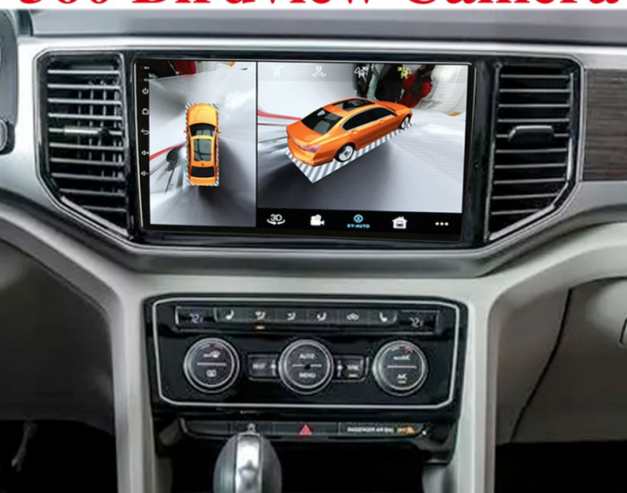 Navigatie dedicata VW Atlas 2017+, 8GB RAM 128GB ROM, Octacore, Platforma TS18, Android 14, Display QLED 10”, Suporta camera 360º, DSP, Carplay&Android Auto, SIM 4G, Ventilator Activ [5]