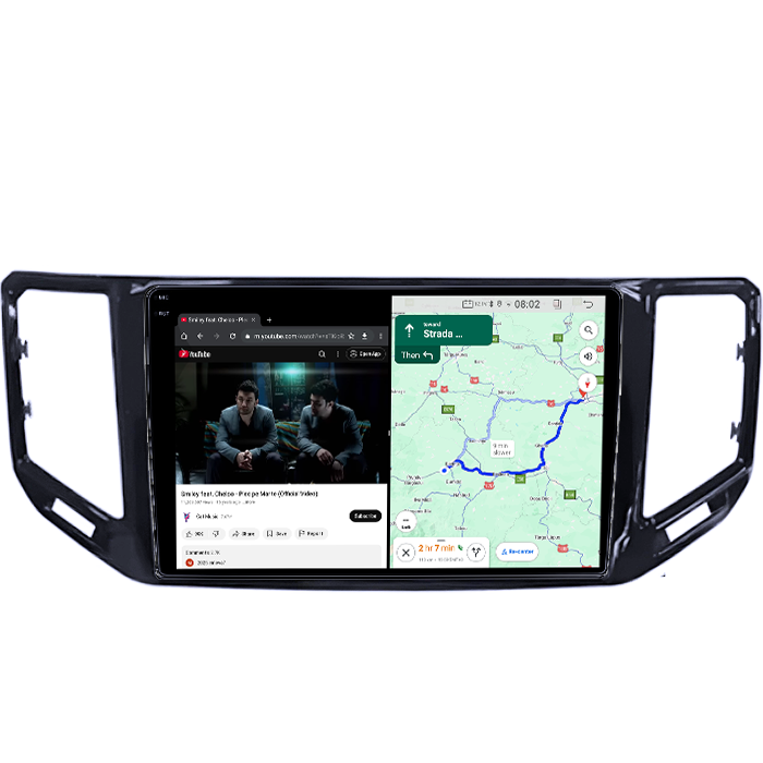 Navigatie dedicata VW Atlas 2017+, 4GB RAM 64GB ROM, Quadcore, Android 14, Display QLED 1K, 10", DSP, Carplay&Android Auto Suport camere AHD [6]