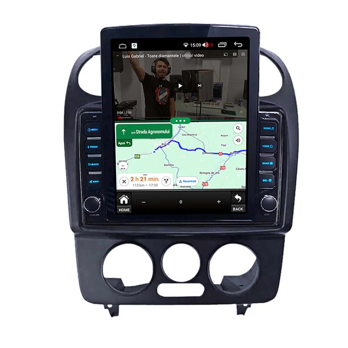 Navigatie dedicata Volkswagen Beetle 1998-2011 Tesla Style, 4GB RAM 64GB ROM, Procesor Quadcore, Android, Display QLED 9.7", DSP, Carplay&Android Auto [5]