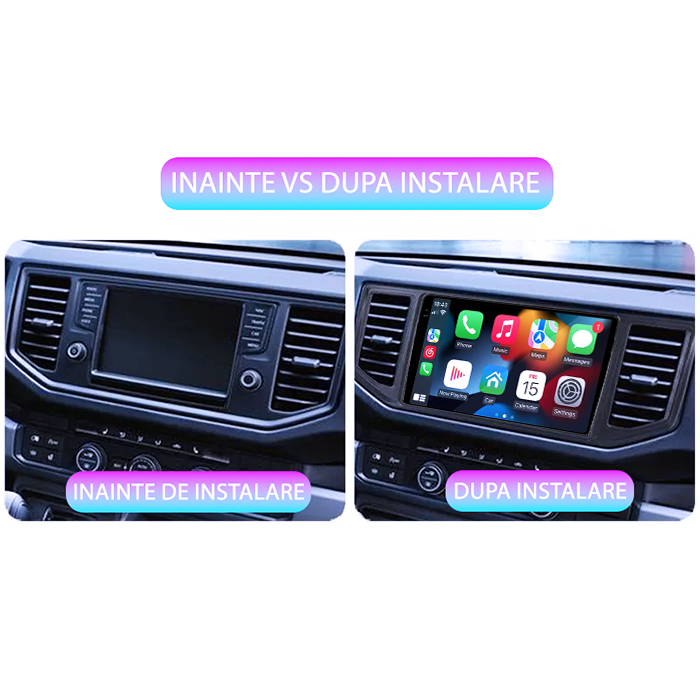 Navigatie dedicata VW Crafter 2017-2021, 4GB RAM 64GB ROM, Procesor Qualcomm Octacore, Android 14, Rezolutie 2K, Display QLED 9", DSP, Carplay&Android Auto, SIM 4G4GB RAM 64GB ROM, Procesor Qualcomm O [7]