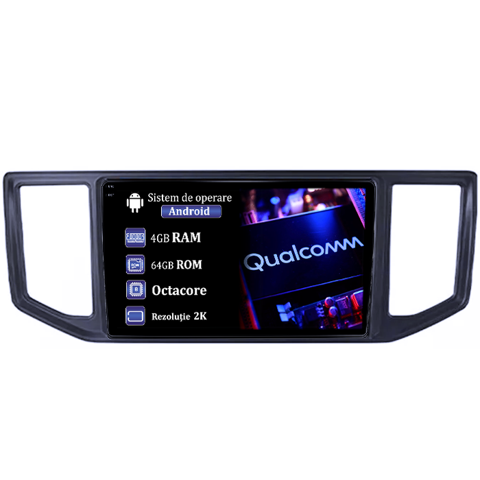 Navigatie dedicata VW Crafter 2017-2021, 4GB RAM 64GB ROM, Procesor Qualcomm Octacore, Android 14, Rezolutie 2K, Display QLED 9", DSP, Carplay&Android Auto, SIM 4G4GB RAM 64GB ROM, Procesor Qualcomm O [1]