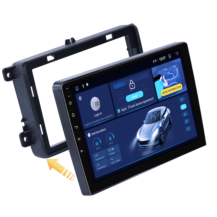 Navigatie dedicata VW Golf 5 2004-2010, 8GB RAM 128GB ROM, Octacore, Platforma TS18, Android 14, Display QLED 10”, Suporta camera 360º, DSP, Carplay&Android Auto, SIM 4G, Ventilator Activ [2]