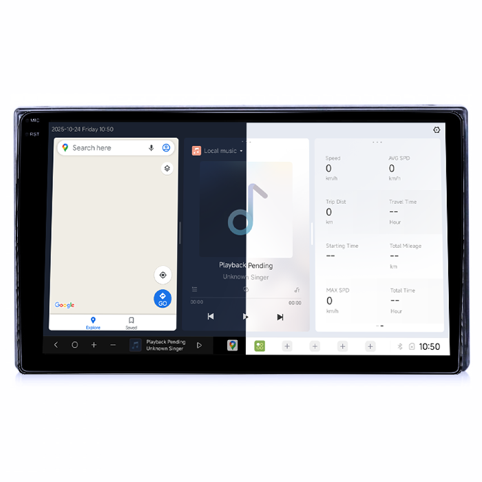 Navigatie Dedicata Volkswagen Fox 2003-2016 DUDU3, 4GB RAM 64GB ROM, Octacore, Platforma 8581, Android, Display QLED 9", DSP, Carplay&AndroidAuto [5]