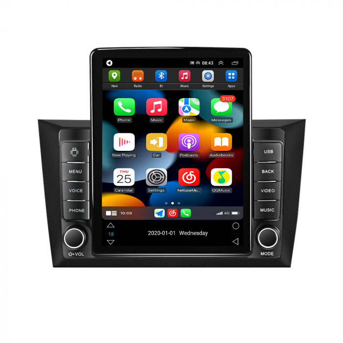 Navigatie dedicata VW Golf 6 2008 - 2013,Tesla Style, ANDROID 13,Carplay&Android Auto, 10 inch , 8+128GB, Internet, Aplicatii, Waze, GPS [2]
