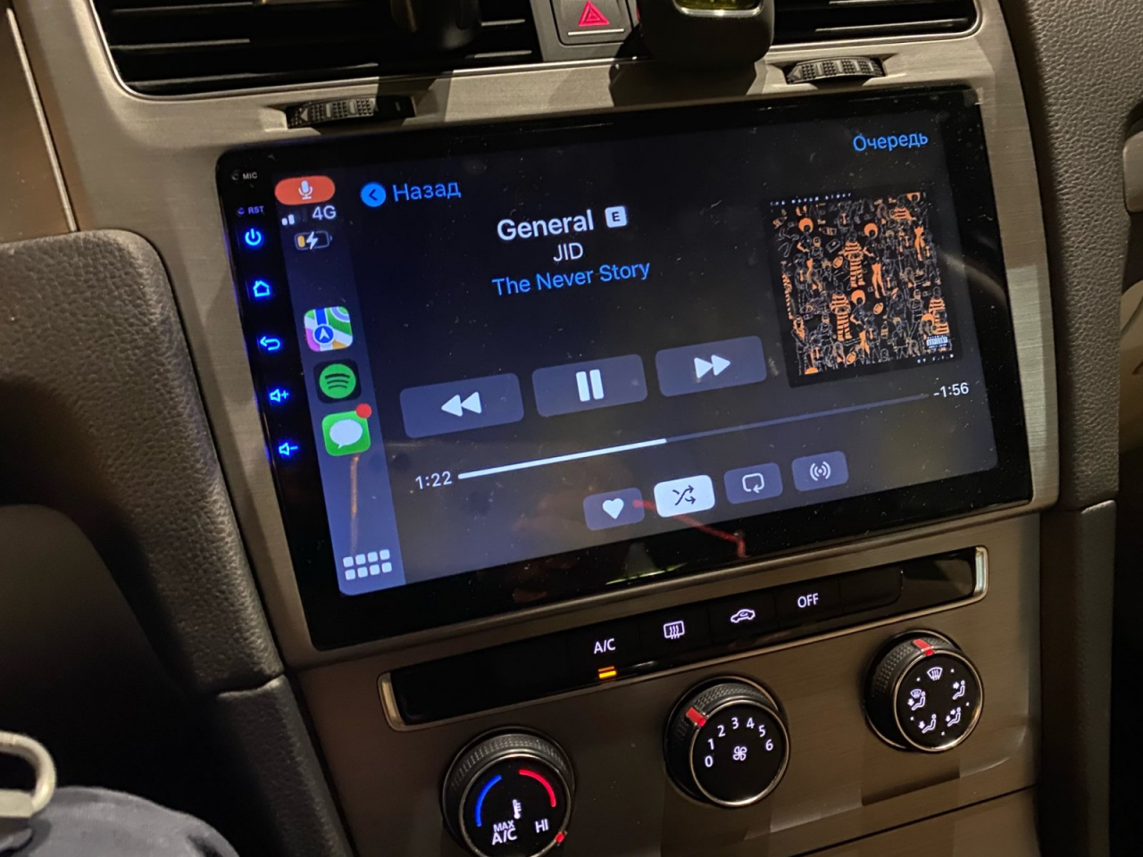 Navigatie dedicata VW Golf 7 2013-2017, Gri Sidefat, 8GB RAM 128GB ROM, Octacore, Platforma TS18, Android 14, Display QLED 10”, Suporta camera 360º, DSP, Carplay&Android Auto, SIM 4G, Ventilator Activ [6]