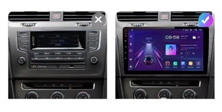 Navigatie dedicata VW Golf 7 2013-2017, Light Gray, 8GB RAM 128GB ROM, Octacore, Platforma TS18, Android 14, Display QLED 10”, Suporta camera 360º, DSP, Carplay&Android Auto, SIM 4G, Ventilator Activ [5]