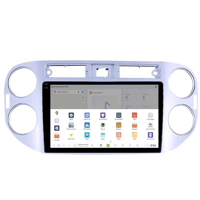 Navigatie Dedicata Volkswagen Tiguan 2007-2012 DUDU3, 4GB RAM 64GB ROM, Octacore, Platforma 8581, Android, Display QLED 9", DSP, Carplay&AndroidAuto [2]
