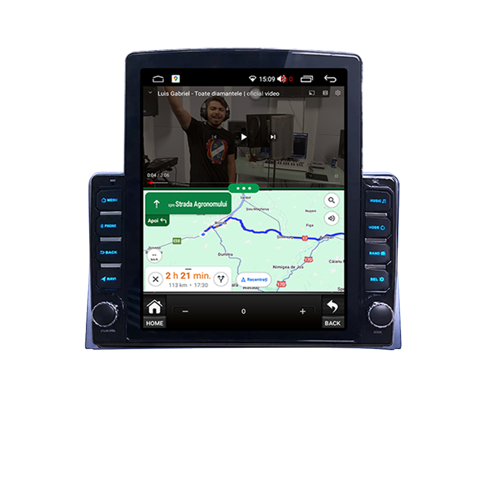 Navigatie dedicata VW Multivan 2003-2015, Tesla Style, ANDROID 13, 10 inch , 8+128GB, Internet, Aplicatii, Waze, GPS [3]