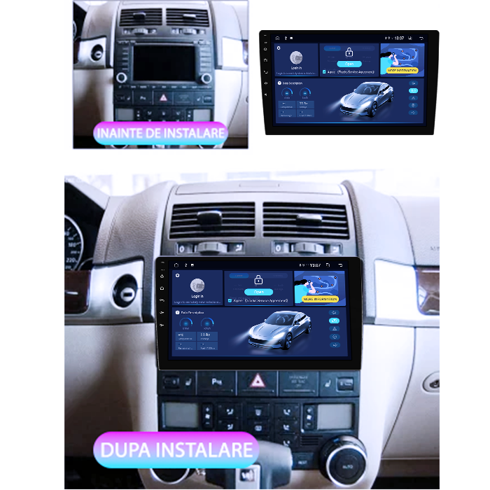 Navigatie dedicata VW Passat B5 1996-2005, 8GB RAM 128GB ROM, Octacore, Platforma TS18, Android 14, Display QLED 9”, Suporta camera 360º, DSP, Carplay&Android Auto, SIM 4G, Ventilator Activ [3]