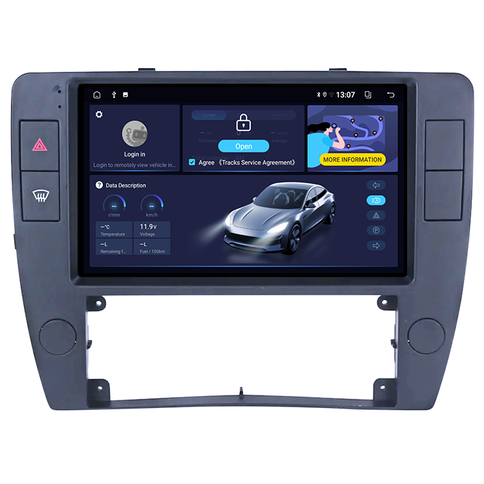 Navigatie dedicata VW Passat B5 2000-2005,8GB RAM 128GB ROM, Octacore, Platforma TS18, Android 14, Display QLED 9”, Suporta camera 360º, DSP, Carplay&Android Auto, SIM 4G, Ventilator Activ [5]