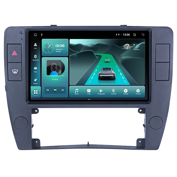 Navigatie dedicata VW Passat B5 2000-2005,8GB RAM 128GB ROM, Octacore, Platforma TS18, Android 14, Display QLED 9”, Suporta camera 360º, DSP, Carplay&Android Auto, SIM 4G, Ventilator Activ [3]