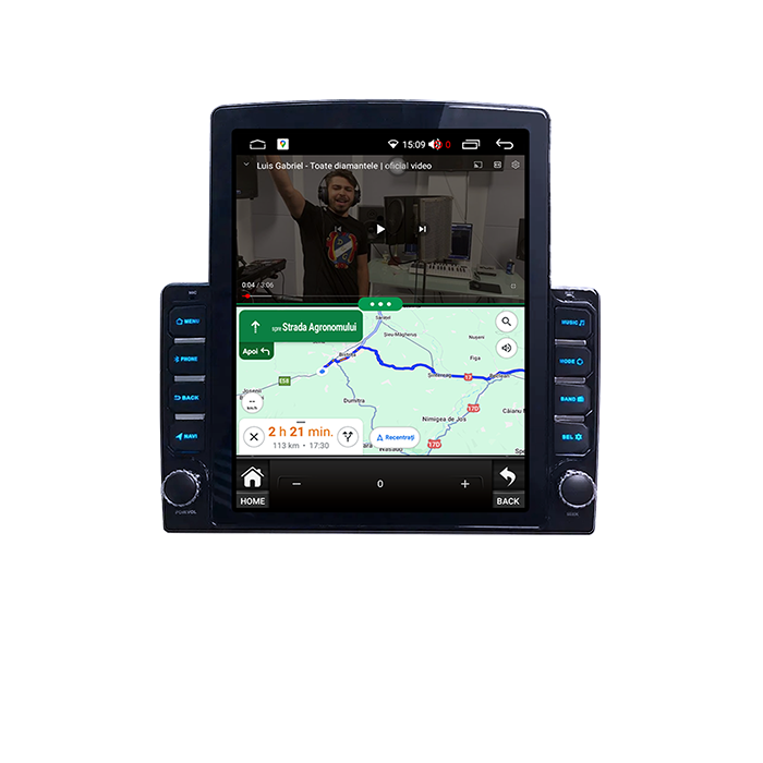 Navigatie dedicata VW Passat B5,Tesla Style, ANDROID 13,Carplay&Android Auto, 10 inch , 8+128GB, Internet, Aplicatii, Waze, GPS [2]