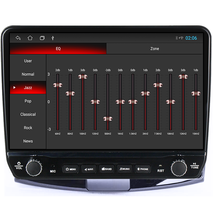 Navigatie dedicata VW Passat B6/B7/CC Negru Tesla Style model 2024, Android, Carplay&Android Auto, 10 inch , 8+128GB, Internet, Aplicatii, Waze, GPS [2]