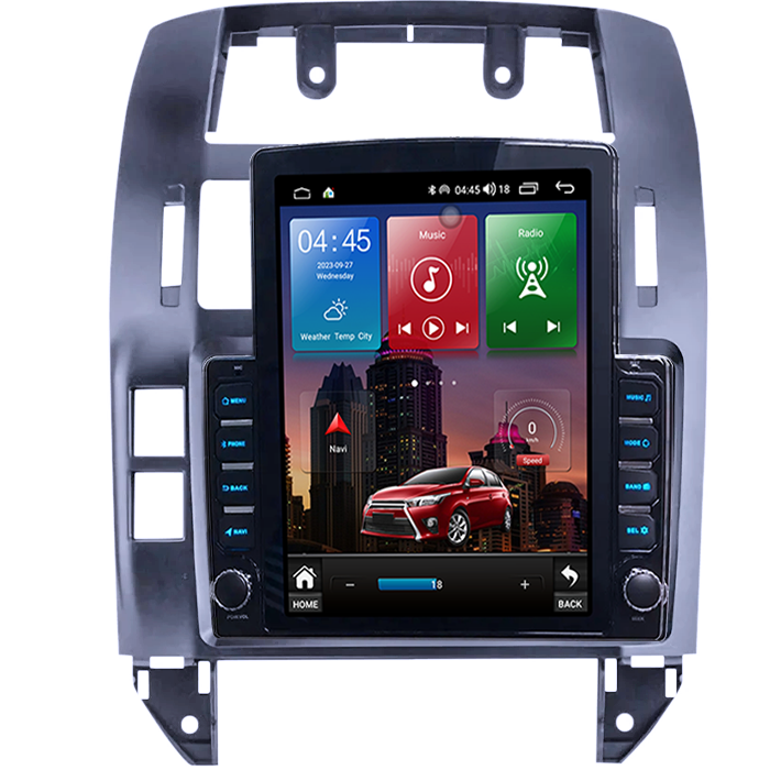 Navigatie dedicata Volkswagen Polo Mk4 2004-2009 Tesla Style, 4GB RAM 64GB ROM, Procesor Quadcore, Android, Display QLED 9.7", DSP, Carplay&Android Auto [2]