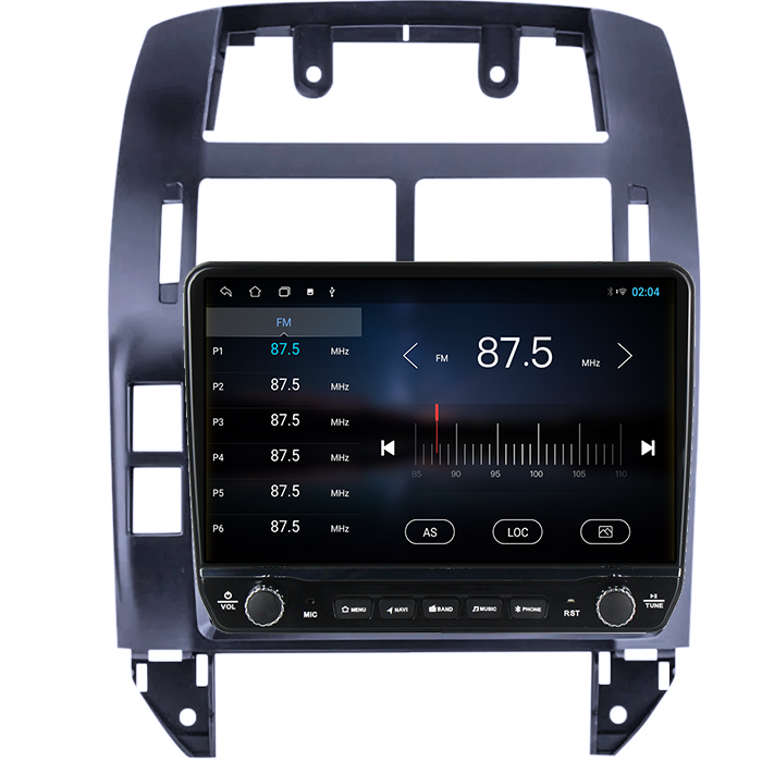Navigatie dedicata Volkswagen Polo Mk4 2004-2009 Tesla Style model 2024, Android, Carplay&Android Auto, 10 inch , 8+128GB, Internet, Aplicatii, Waze, GPS [3]