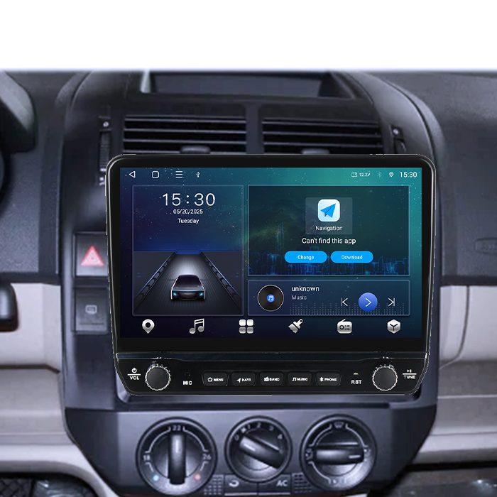 Navigatie dedicata Volkswagen Polo Mk4 2004-2009 Tesla Style model 2024, Android, Carplay&Android Auto, 10 inch , 8+128GB, Internet, Aplicatii, Waze, GPS [6]